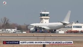 Panică la bordul unui avion. Aeronava a aterizat de urgență pe aeroportul Otopeni după o amenințare cu bombă